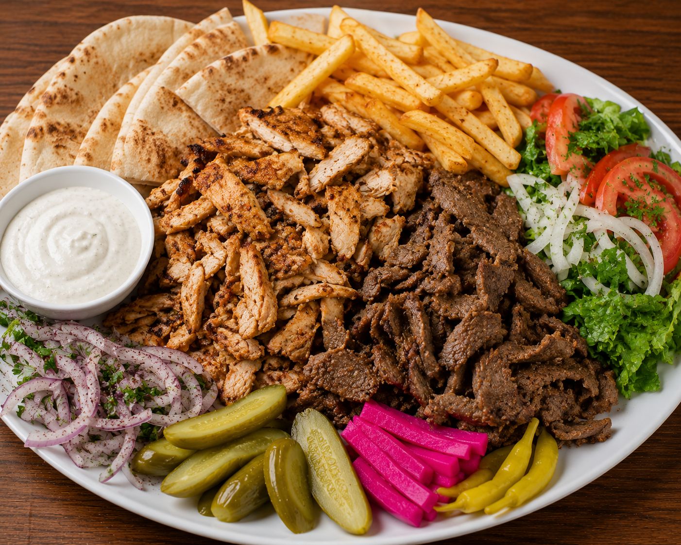 Shawarma Mix Family Platter